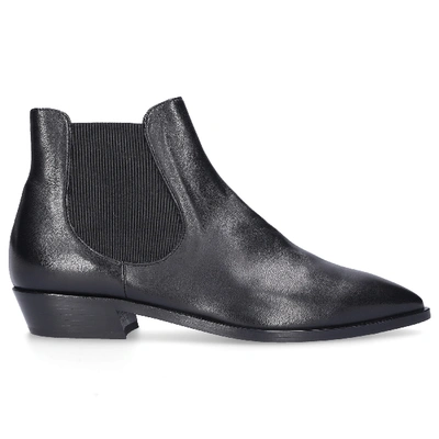 Shop Agl Attilio Giusti Leombruni Ankle Boots D530534 Calfskin In Black