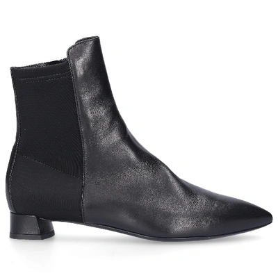 Shop Agl Attilio Giusti Leombruni Classic Ankle Boots D530510 Calfskin In Black