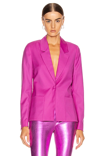 Shop Rta Sasha Blazer In Magenta