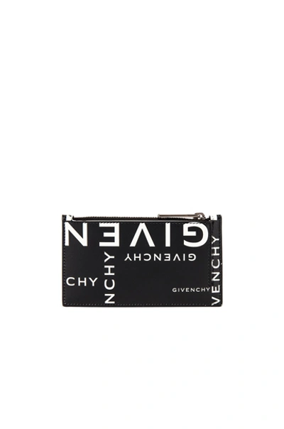 Shop Givenchy Wallet In Black & White