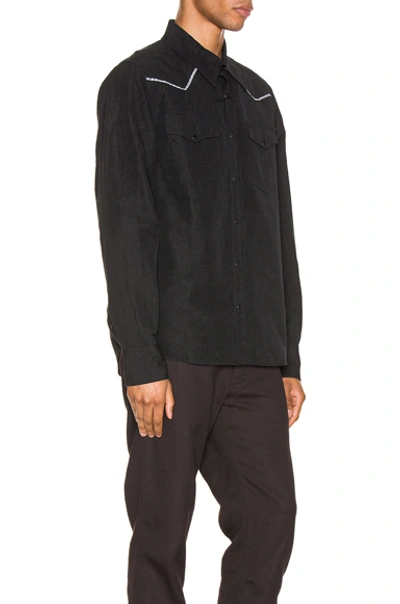 Shop Visvim Bandito Shirt In Black