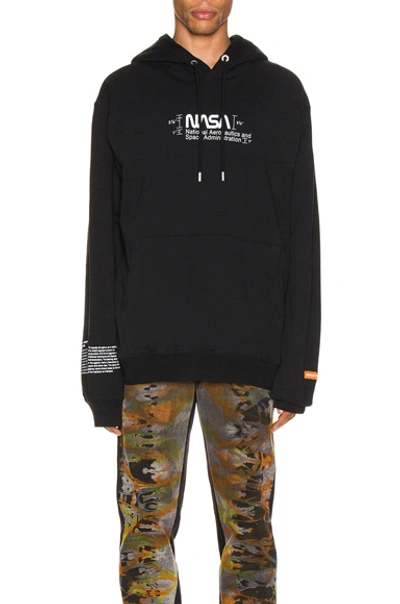 Shop Heron Preston Nasa Hoodie In Black