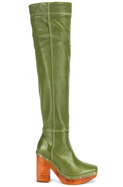 Shop Jacquemus Boot In Green