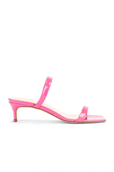 Shop By Far Thalia Patent Sandal In Pink