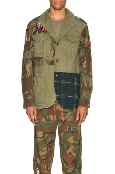 polo patchwork jacket