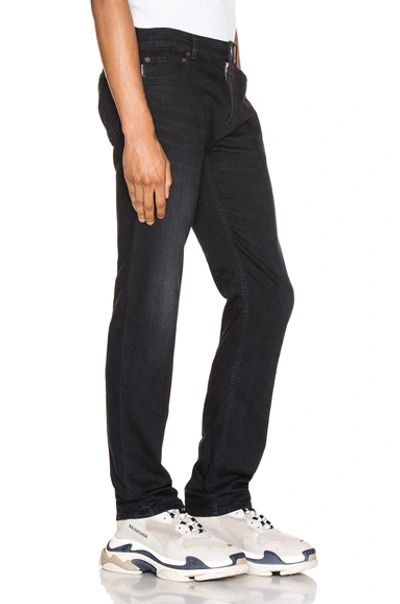 Shop Balenciaga Skinny Jeans In Washed Black