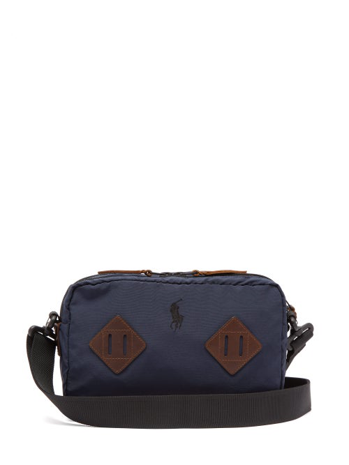 ralph lauren navy cross body bag