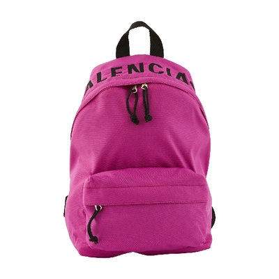 Shop Balenciaga Wheel S Backpack In 5570