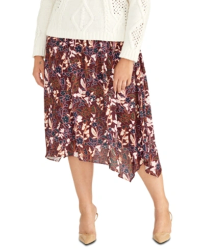 Shop Rachel Rachel Roy Trendy Plus Size Printed A-line Skirt In Multi