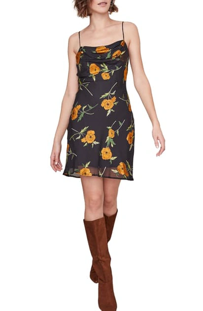 Shop Astr Lark Floral Slipdress In Orange Blossom Floral