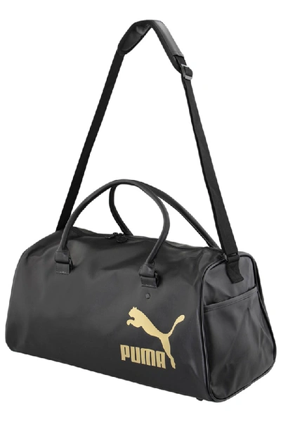 Shop Puma Originals Grip Bag Retro In Black