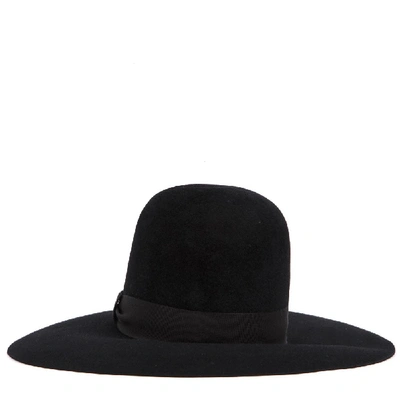 Shop Dolce & Gabbana Black Velour Hat