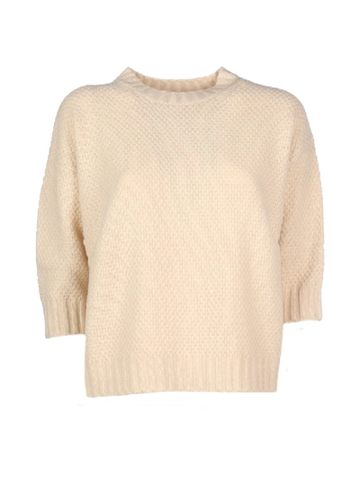 Shop Max Mara Wool Sweater In Neutrals