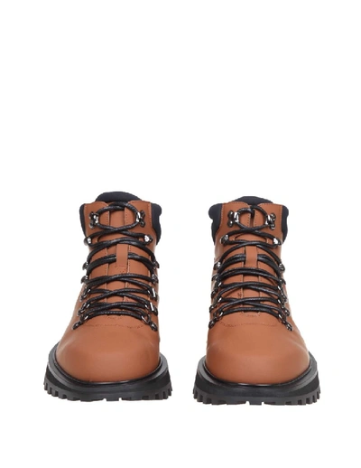 Shop Dolce & Gabbana Leather Boot Leather Color In Brown
