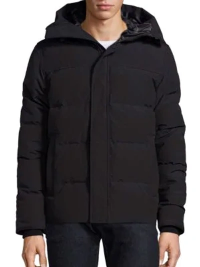 Shop Canada Goose Macmillan Quilted Parka Black Label In Resevoir