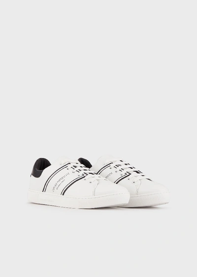 Shop Emporio Armani Sneakers - Item 11768241 In White