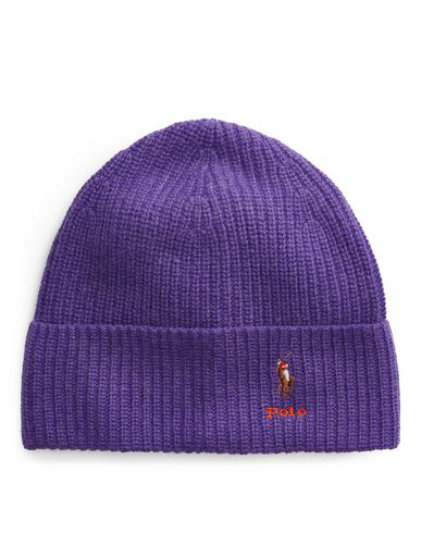 purple polo hat
