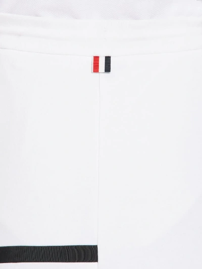 Shop Thom Browne 4-bar Stripe Skirt Suit In White