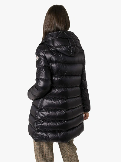 Shop Moncler Suyen Feather Down Puffer Jacket In Black