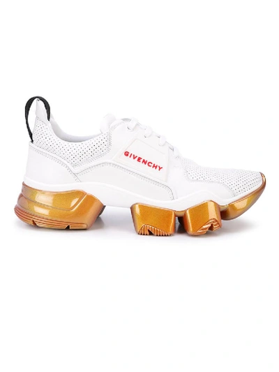 Shop Givenchy Iridescent Jaw Low Top Sneakers In White