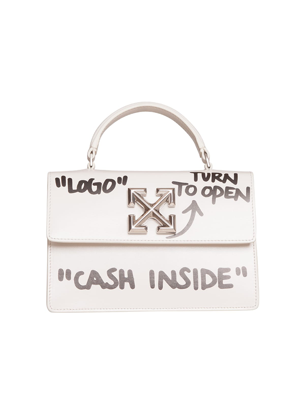 logo turn to open cash inside bag