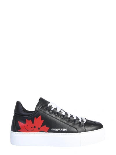 Shop Dsquared2 Canadian Team Sneaker In Black