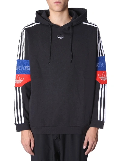 Shop Adidas Originals "trefoil" Sweatshirt In Black