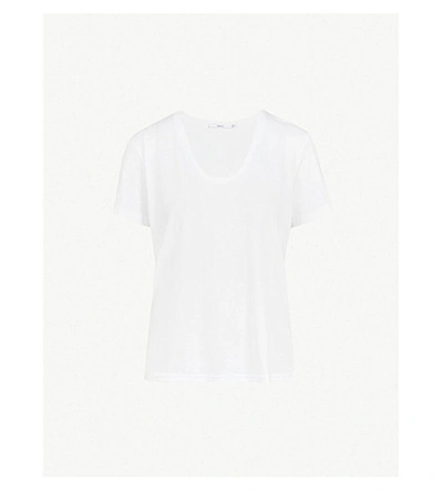 Shop J Brand Johnny Cotton-jersey T-shirt In White