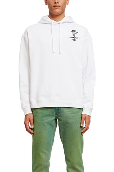 Shop Raf Simons Opening Ceremony Xanthophobic Hoodie In White