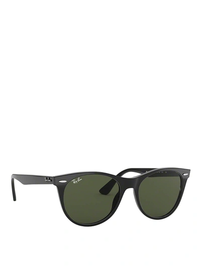 Shop Ray Ban Black Acetate Sunglasses