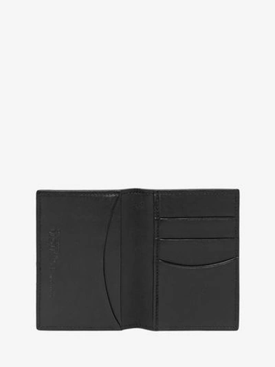 Shop Alexander Mcqueen Ribcage Pocket Organizer In Black