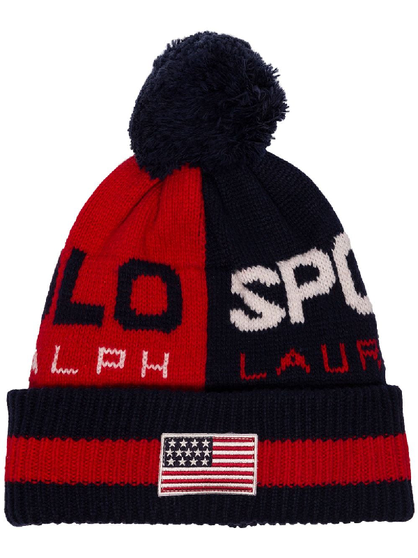 ralph lauren bobble hat mens