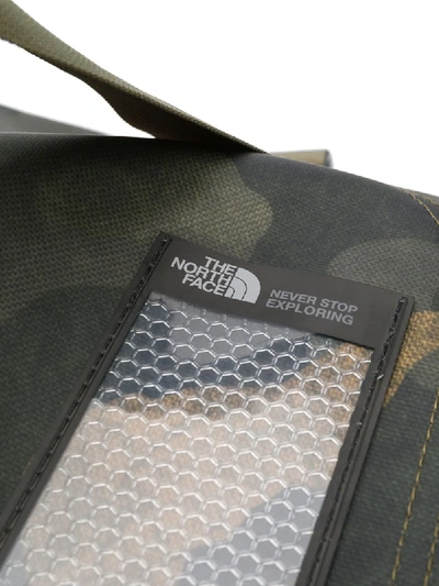 Shop The North Face Camouflage-print Duffle Bag In Green