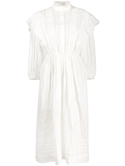 Shop Isabel Marant Étoile Paolina Modern Lace Dress In White