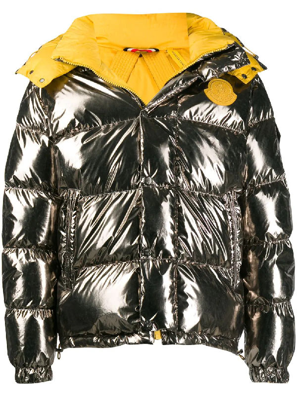 moncler silver puffer