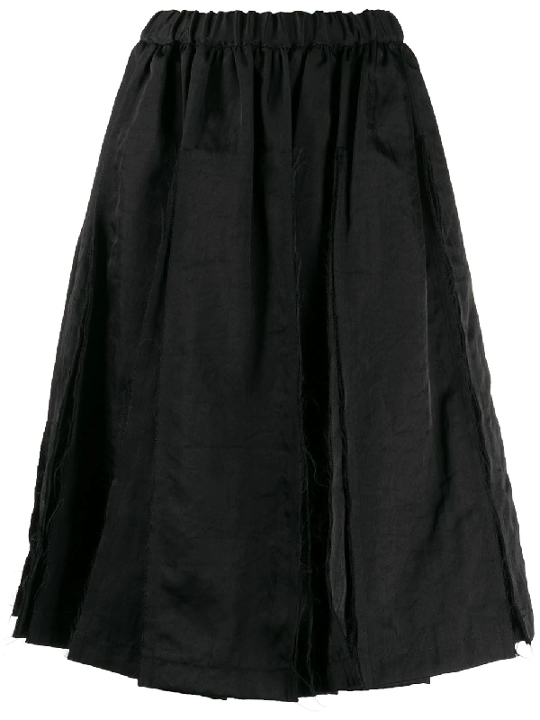 Comme Des GarÇOns Comme Des GarÇOns Full Shaped Skirt In Black | ModeSens
