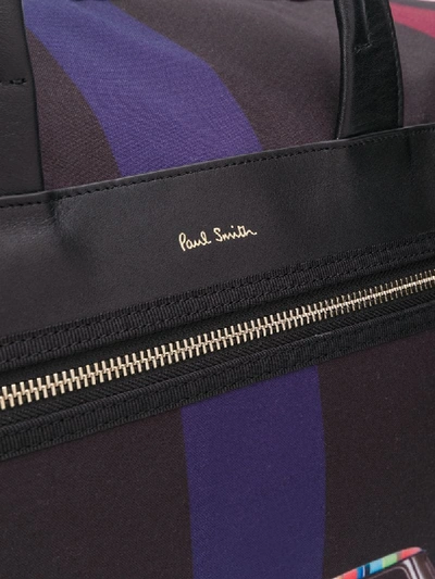 Shop Paul Smith Mini Cooper Print Holdall In Black