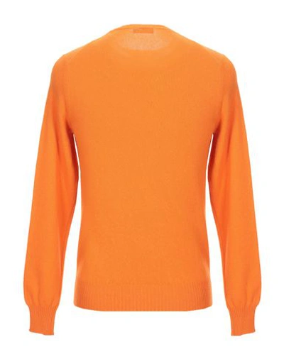 Shop Drumohr Man Sweater Orange Size 44 Cashmere