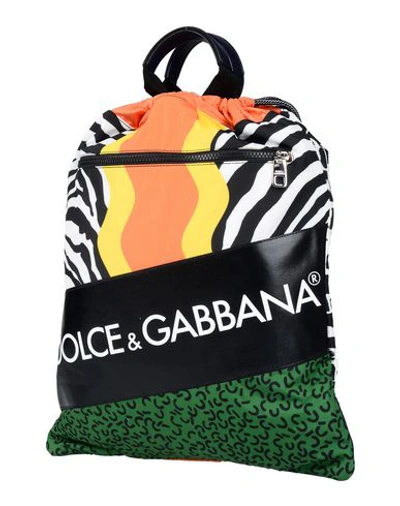 Shop Dolce & Gabbana Backpack & Fanny Pack In Orange