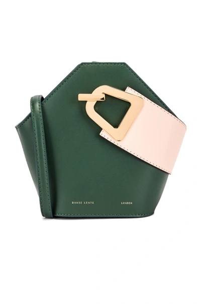 Shop Danse Lente Mini Johnny Bag In Garden & Blush Gold