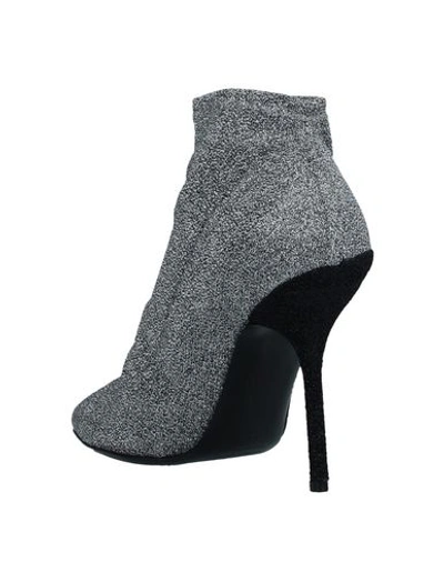 Shop Pierre Hardy Ankle Boot In Silver