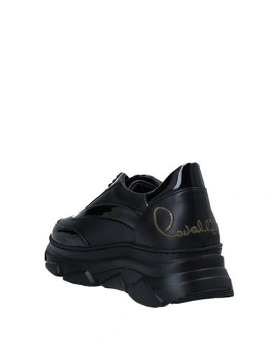 Shop Cavalli Class Sneakers In Black