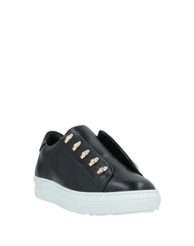 Shop Cavalli Class Sneakers In Black