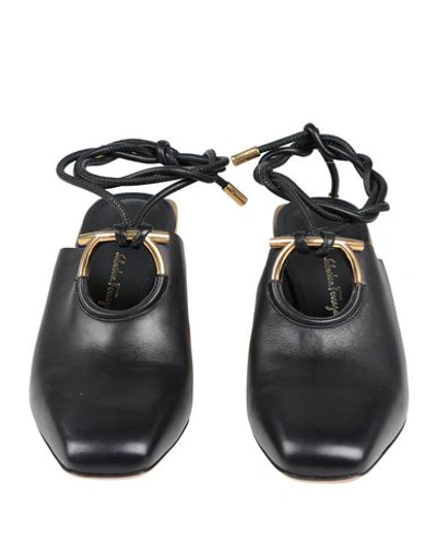 Shop Ferragamo Woman Mules & Clogs Black Size 7 Soft Leather