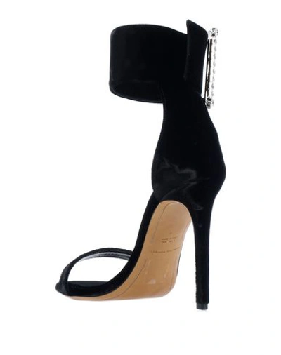 Shop Alexandre Vauthier Sandals In Black