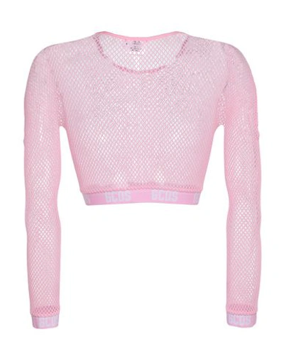 Shop Gcds Woman Top Pink Size Onesize Polyester, Elastane