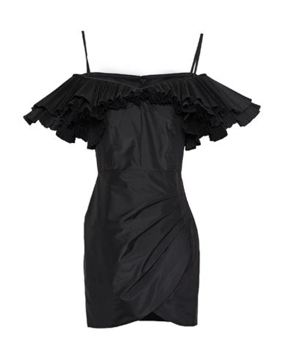 Shop Alessandra Rich Short Dresses In Black