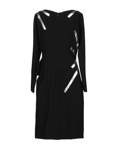 Shop Moschino Knee-length Dress In Black