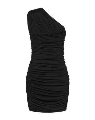 Shop Balmain Short Dress In Black