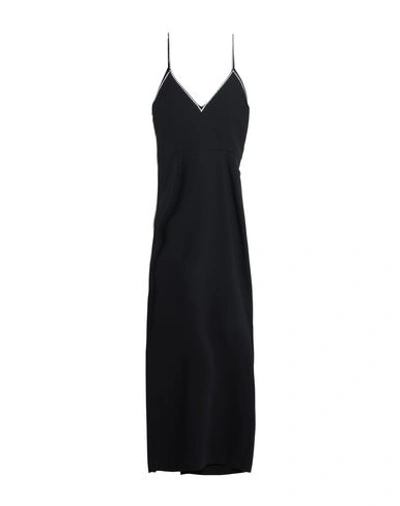 Shop Alessandra Rich Long Dresses In Black